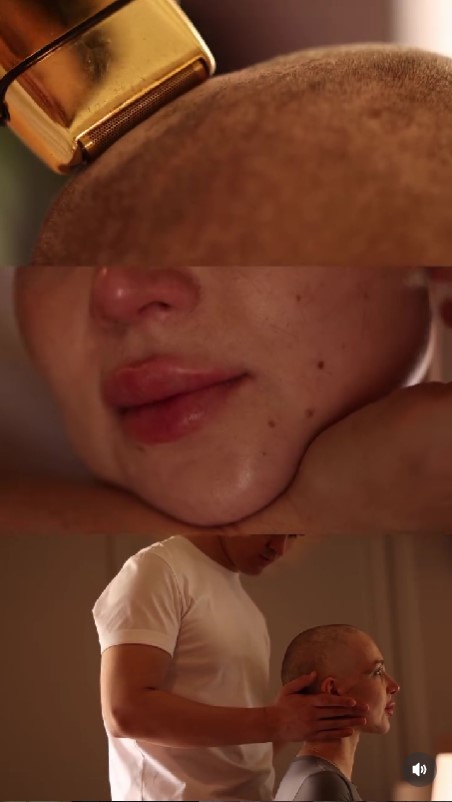 Срезала локоны хозяйственными ножницами: рыдающая Лерчек побрилась налысо